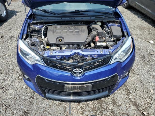 2T1BURHEXGC579516 - 2016 TOYOTA COROLLA L BLUE photo 11