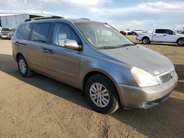 KNDMG4C72C6443670 - 2012 KIA SEDONA LX GRAY photo 4