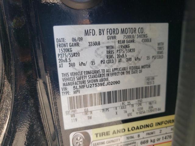 5LMFU27539EJ02090 - 2009 LINCOLN NAVIGATOR BLACK photo 13