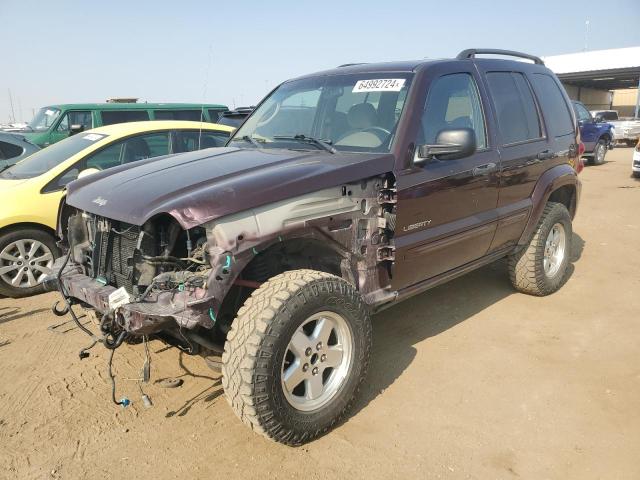 1J8GL58K34W188467 - 2004 JEEP LIBERTY LIMITED BURGUNDY photo 1