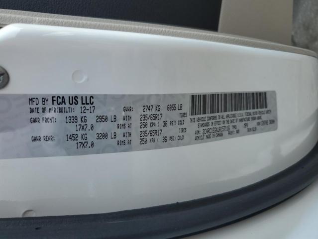 2C4RC1EGXJR157116 - 2018 CHRYSLER PACIFICA TOURING L PLUS WHITE photo 13