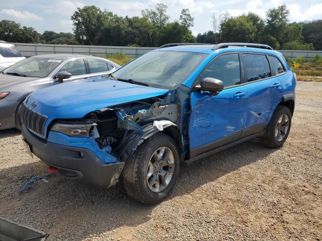 1C4PJMBN1KD230248 - 2019 JEEP CHEROKEE TRAILHAWK BLUE photo 1