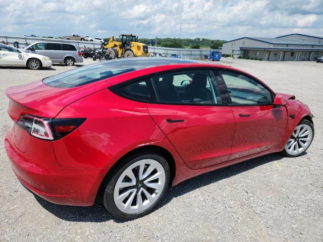 5YJ3E1EA6PF435901 - 2023 TESLA MODEL 3 Qırmızı foto 3