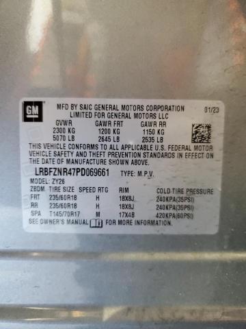 LRBFZNR47PD069661 - 2023 BUICK ENVISION ESSENCE فضي صورة 13