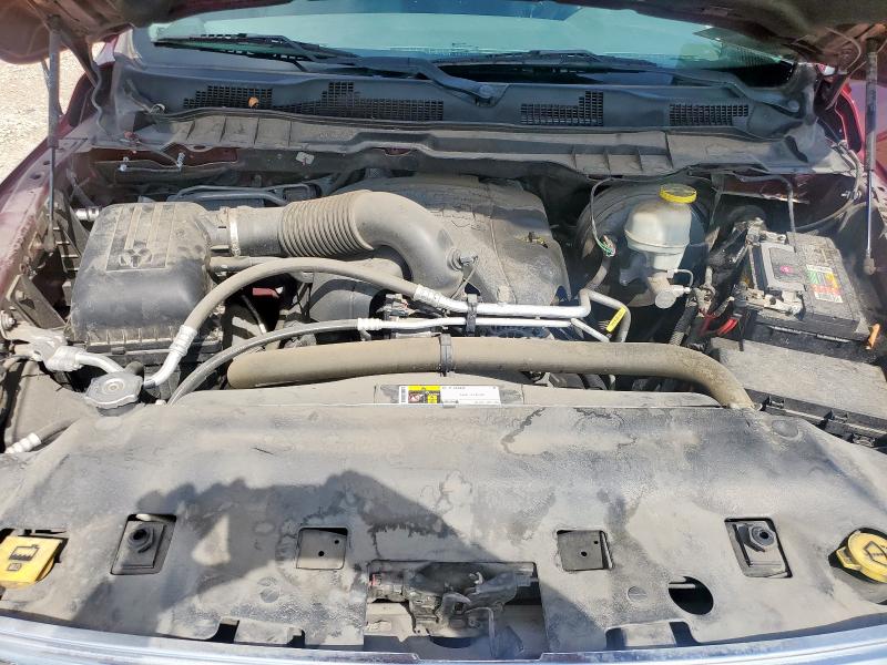 1C6RR6LT0HS512466 - 2017 RAM 1500 SLT BURGUNDY photo 11