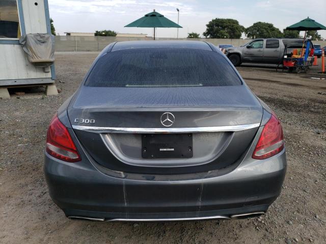 55SWF4JB1HU194646 - 2017 MERCEDES-BENZ C 300 GRAY photo 6