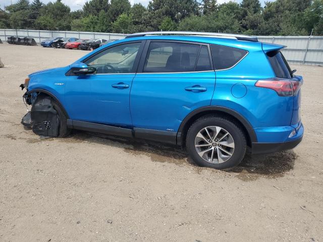 JTMRJREV8HD141531 - 2017 TOYOTA RAV4 HV LE BLUE photo 2