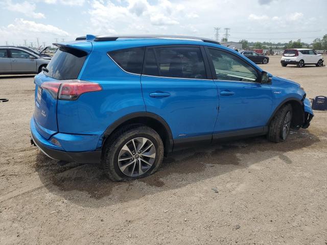 JTMRJREV8HD141531 - 2017 TOYOTA RAV4 HV LE BLUE photo 3