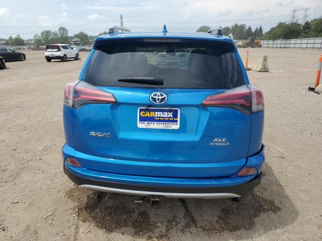 JTMRJREV8HD141531 - 2017 TOYOTA RAV4 HV LE BLUE photo 6