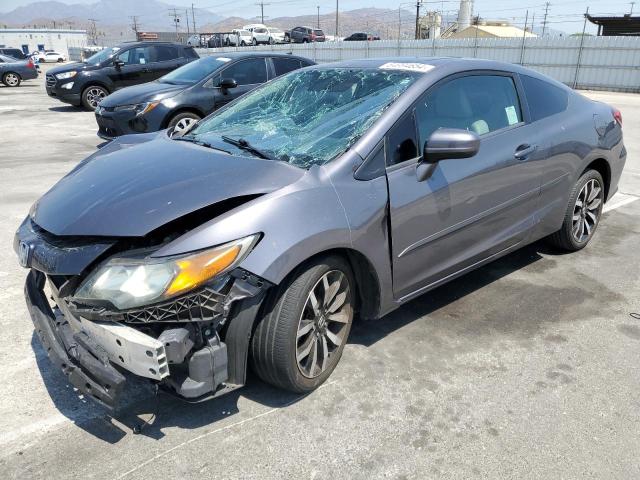 2HGFG3B00EH513080 - 2014 HONDA CIVIC EXL ნაცრისფერი ფოტო 1