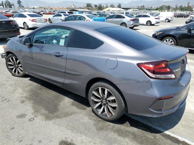 2HGFG3B00EH513080 - 2014 HONDA CIVIC EXL ნაცრისფერი ფოტო 2