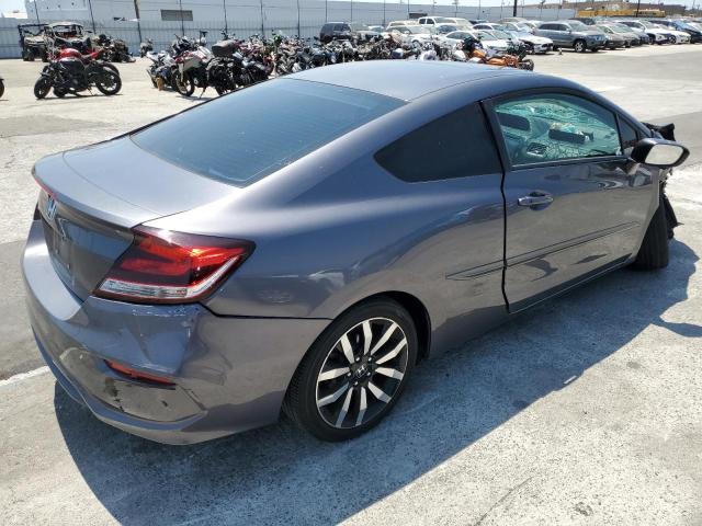 2HGFG3B00EH513080 - 2014 HONDA CIVIC EXL ნაცრისფერი ფოტო 3