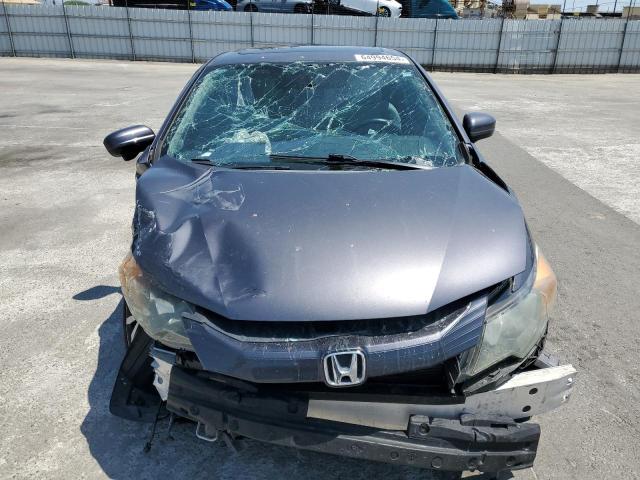 2HGFG3B00EH513080 - 2014 HONDA CIVIC EXL ნაცრისფერი ფოტო 5
