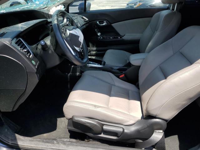 2HGFG3B00EH513080 - 2014 HONDA CIVIC EXL ნაცრისფერი ფოტო 7