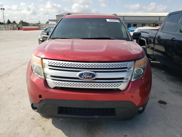 1FMHK7D87CGA23840 - 2012 FORD EXPLO XLT RED photo 5