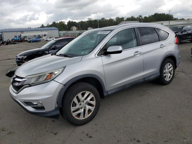 2HKRM4H76FH666215 - 2015 HONDA CR-V EXL SILVER photo 1