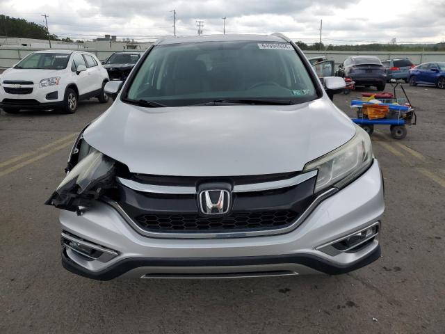 2HKRM4H76FH666215 - 2015 HONDA CR-V EXL SILVER photo 5