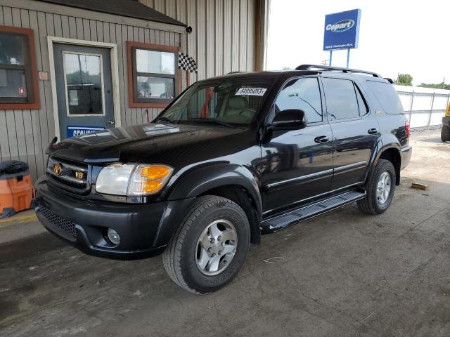 5TDBT48A52S133115 - 2002 TOYOTA SEQUOIA LIMITED BLACK photo 1