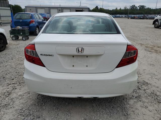 19XFB2F58CE383894 - 2012 HONDA CIVIC LX WHITE photo 6