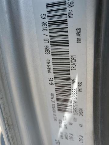 1C6RR7GT0FS738231 - 2015 RAM 1500 SLT SILVER photo 14