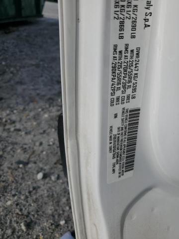 ZFBERFAT6F6A78415 - 2015 RAM PROMASTER WHITE photo 12