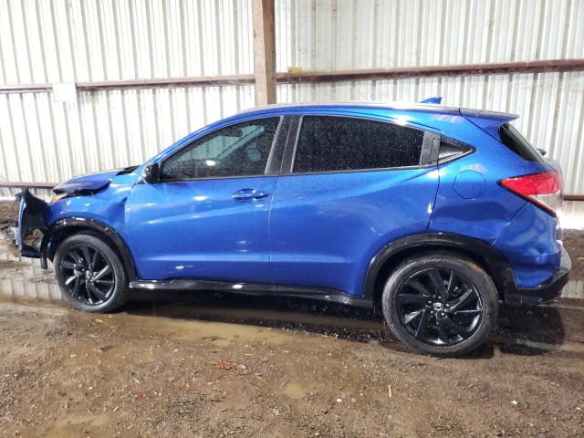 3CZRU6H1XNM776047 - 2022 HONDA HR-V SPORT BLUE photo 2