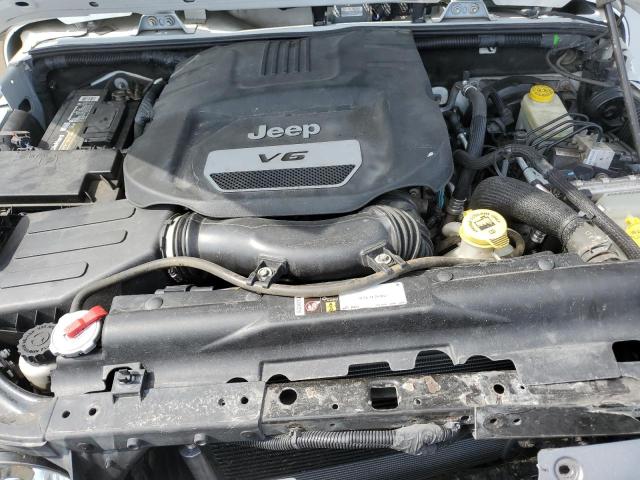 1C4BJWDG2FL603135 - 2015 JEEP WRANGLER U SPORT أبيض صورة 11