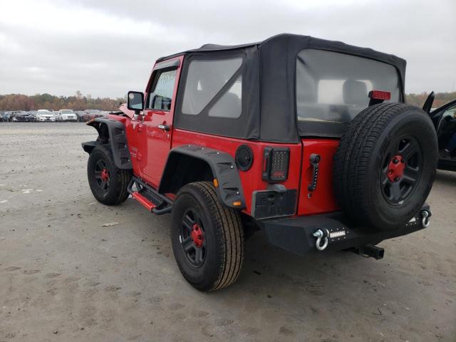 1J4AA2D13AL112446 - 2010 JEEP WRANGLER SPORT RED photo 3