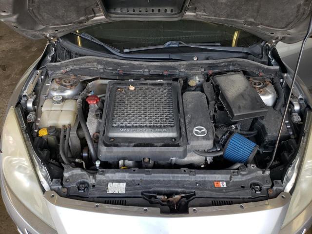 JM1BL1K49B1395007 - 2011 MAZDA SPEED 3 ვერცხლისფერი ფოტო 11