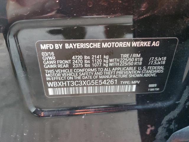 WBXHT3C3XG5E54261 - 2016 BMW X1 XDRIVE28I BLACK photo 13