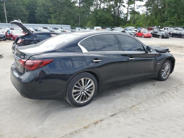 JN1EV7AR7KM558827 - 2019 INFINITI Q50 LUXE შავი ფოტო 3