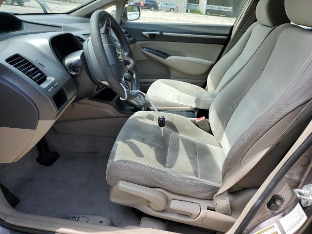 1HGFA16829L021309 - 2009 HONDA CIVIC EX GRAY photo 7