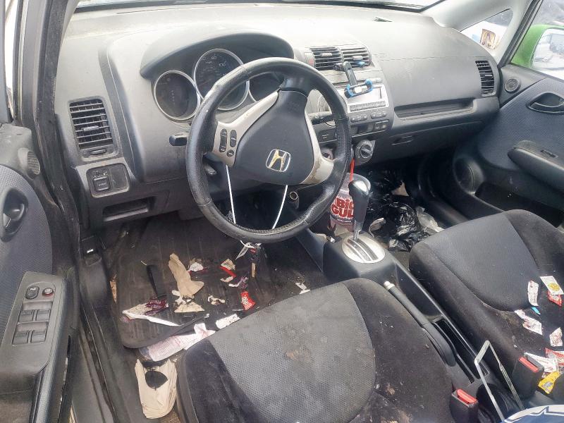 JHMGD38667S014771 - 2007 HONDA FIT S GREEN photo 8