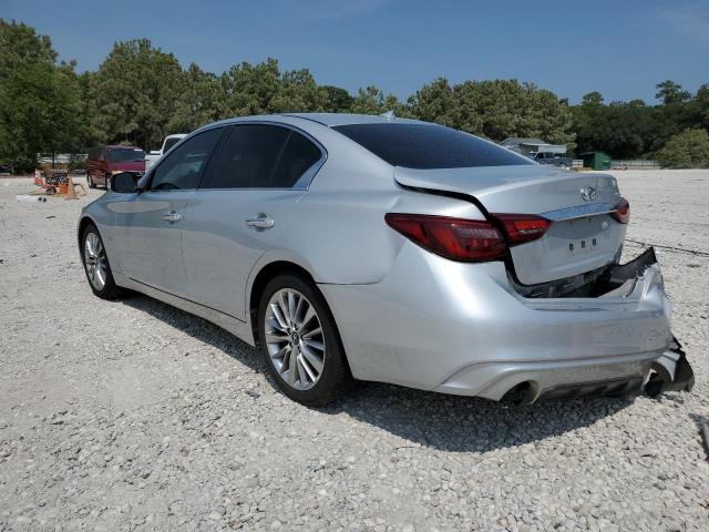 JN1EV7AP7KM518522 - 2019 INFINITI Q50 LUXE SILVER photo 2