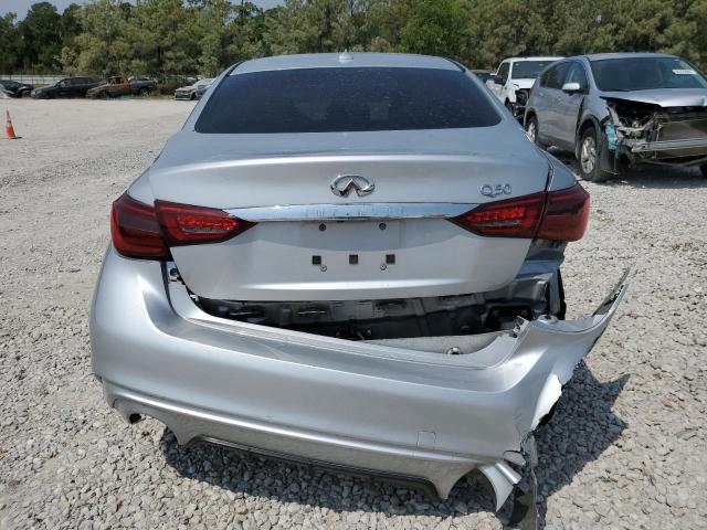 JN1EV7AP7KM518522 - 2019 INFINITI Q50 LUXE SILVER photo 6