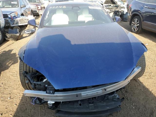 5YJSA1E52NF489882 - 2022 TESLA MODEL S Blau Foto 5