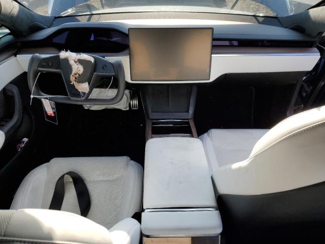 5YJSA1E52NF489882 - 2022 TESLA MODEL S Blau Foto 8