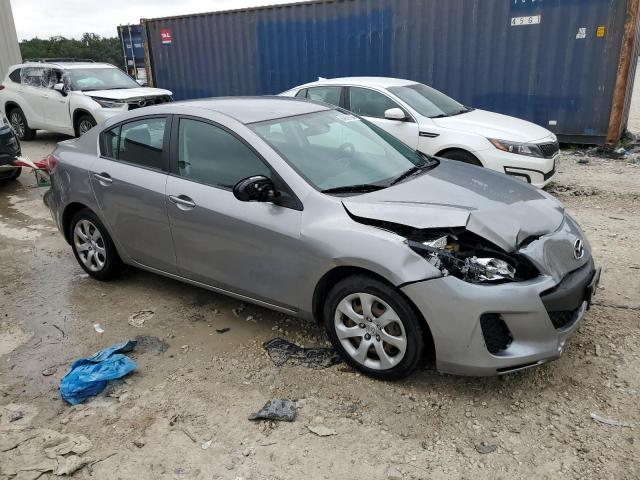 JM1BL1UF3C1527954 - 2012 MAZDA 3 I SILVER photo 4