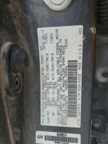 5TFJX4GN0FX038773 - 2015 TOYOTA TACOMA DOUBLE CAB PRERUNNER CHARCOAL photo 12