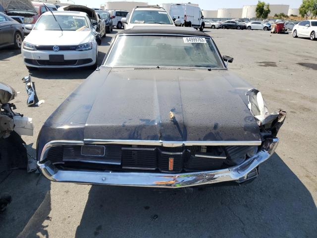 9F91H571385 - 1969 MERCURY COUGAR BLACK photo 5