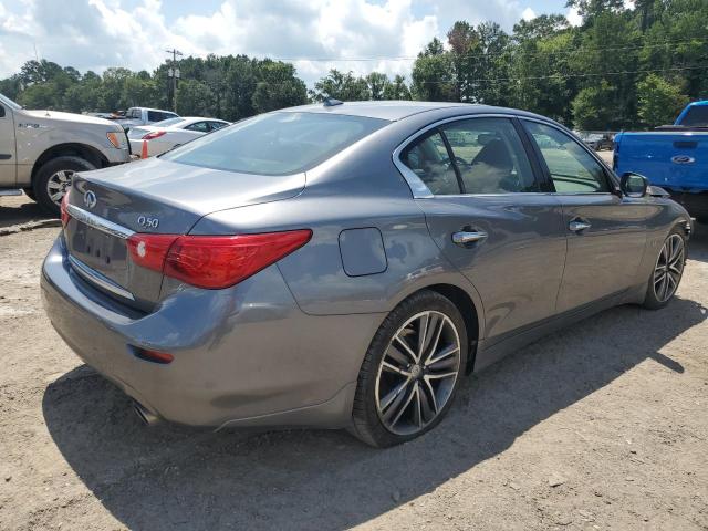 JN1BV7AP6FM339154 - 2015 INFINITI Q50 BASE Մոխրագույն լուսանկար 3