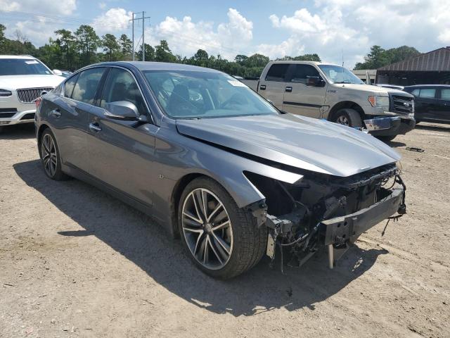 JN1BV7AP6FM339154 - 2015 INFINITI Q50 BASE Մոխրագույն լուսանկար 4