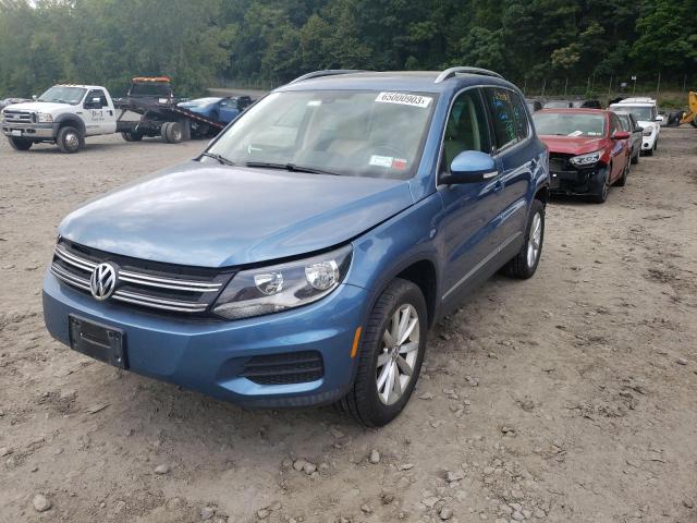 WVGSV7AX1HK019067 - 2017 VOLKSWAGEN TIGUAN WOLFSBURG BLUE photo 1