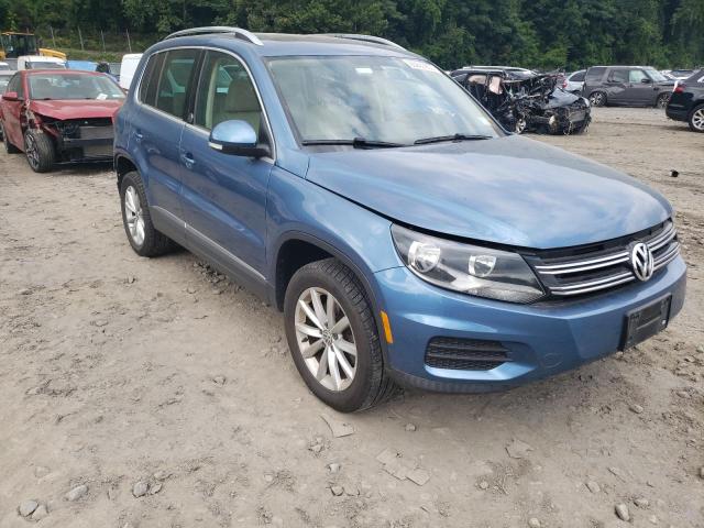 WVGSV7AX1HK019067 - 2017 VOLKSWAGEN TIGUAN WOLFSBURG BLUE photo 4