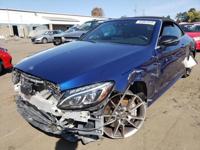 WDDWK6EB8JF637188 - 2018 MERCEDES-BENZ C 43 4MATIC AMG BLUE photo 1