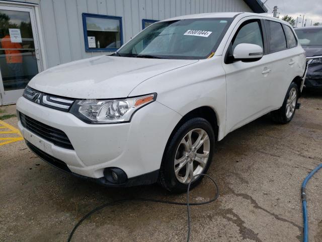 JA4AZ3A38EZ012592 - 2014 MITSUBISHI OUTLANDER SE WHITE photo 1