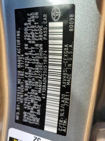 4T1DBADK2SU518874 - 2025 TOYOTA CAMRY XSE Boz foto 12