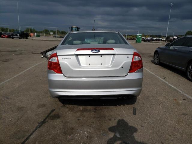 3FAHP0GA4AR253472 - 2010 FORD FUSION S SILVER photo 6