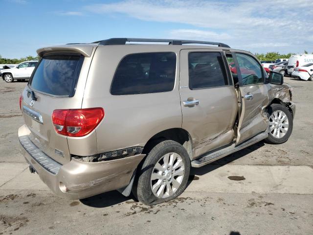 5TDBY67AX8S020638 - 2008 TOYOTA SEQUOIA PLATINUM GOLD photo 3