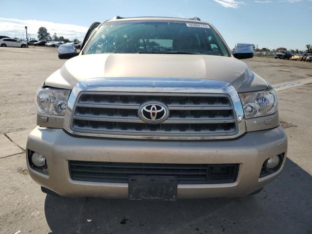 5TDBY67AX8S020638 - 2008 TOYOTA SEQUOIA PLATINUM GOLD photo 5